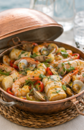 Cataplana de peixe e marisco — Tasca do Zé